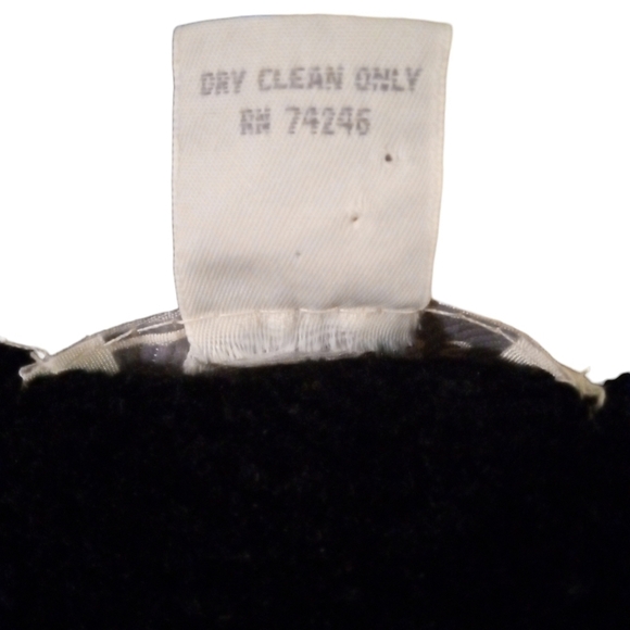 VTG Velvety Express Tricot Cardigan Mix Fabric Knot Latch & Hoop Front Regal  S - Picture 7 of 9